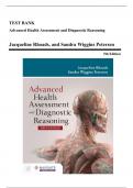 Test Bank - Advanced Health Assessment and Diagnostic Reasoning&comma; 5th Edition &lpar;Rhoads&comma; 2025&rpar;&comma; Chapter 1-18 &plus; Midterm and Final Exam &vert; All Chapters