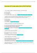 Associate CET Study Guide 2024 LATEST EDITION