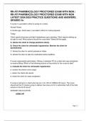 RN ATI PHARMACOLOGY PROCTORED EXAM WITH NGN &vert;  ATI RN PHARMACOLOGY PROCTORED EXAM WITH NGN LATEST 2024&sol;2025 PRACTICE QUESTIONS AND ANSWERS&comma; GRADED A&plus;    