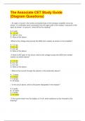 The Associate CET Study Guide &lpar;Diagram Questions&rpar;