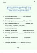 NUR 210&sol; NUR210 Exam 2 &lpar;2025&sol; 2026 Update&rpar;&vert; Questions & Answers&vert; Grade A&vert; 100&percnt; Correct &lpar;Verified Solutions&rpar; 