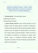 NUR 210&sol; NUR210 Exam 1 &lpar;2025&sol; 2026 Update&rpar;&vert; Questions & Answers&vert; Grade A&vert; 100&percnt; Correct &lpar;Verified Solutions&rpar; 