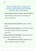 NUR 210&sol; NUR210 Exam 1&vert; Questions & Answers&vert; Grade A&vert; 100&percnt; Correct &lpar;Verified Solutions&rpar; &lpar;2025&sol; 2026 Update&rpar;