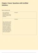 Chapter 1 Exam&sol; Questions with Certified Solutions&period;