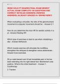 IRENE GOLD PT BOARDS FINAL EXAM NEWEST  ACTUAL EXAM COMPLETE 150 QUESTIONS AND  CORRECT DETAILED ANSWERS &lpar;VERIFIED  ANSWERS&rpar; &vert;ALREADY GRADED A&plus;&sol; BRAND NEW&excl;&excl;&excl;