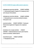 CCTC NATCO exam with correct answers