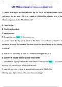 ATI RN Nursing Process and Clinical Judgment Practice Test with Answers&lpar;2025&sol;2026&rpar;