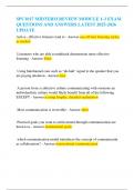 SPC1017 MIDTERM REVIEW MODULE 1-3 EXAM QUESTIONS AND ANSWERS LATEST 2025-2026 UPDATE