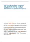 GAME DESIGN EOPA STUDY GUIDE&lpar;EXAM  PRACTICE&rpar; LATEST UPDATE 2025 WITH  COMPLETE QUESTIONS AND VERIFIED  ANSWERS ASSURED SUCCESS BRAND NEW&excl;&excl;&excl; 