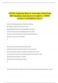 AST101 Exploring Ideas in Astronomy Final Exam 2025 Questions And Answers Graded A&plus; WEST COAST UNIVERSITY&lpar;MAY&rpar;