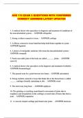 AHE 110 PACKAGED EXAMS