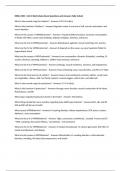 NRSG 2500 - Unit 3 Electrolytes Exam Questions and Answers Fully Solved 