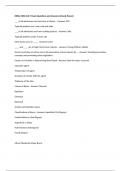 NRSG 2500 Unit 7 Exam Questions and Answers Already Passed 