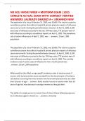 NR 503&sol; NR503 WEEK 4 MIDTERM EXAM &vert; 2025 COMLETE ACTUAL EXAM WITH CORRECT VERIFIED ANSWERS &vert; ALREADY GRADED A&plus; &vert; BRANND NEW