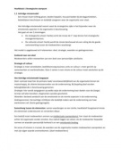 Samenvatting studieboek Een praktische kijk op Marketing- en strategiemodellen