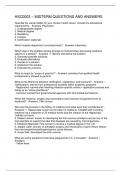 HSC0003 &ndash; MIDTERM QUESTIONS AND ANSWERS