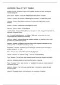 HSC0003 FINAL STUDY GUIDE