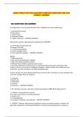 ANZCA FINALS PAST MCQ EXAM WITH COMPLETE QUESTIONS AND 100&percnt; CORRECT ANSWERS