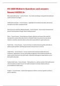 HS 3400 Midterm Questions and answers Newest RATED A&plus;