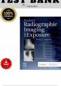 Fauber's Radiographic Imaging and Exposure &lpar;7th Edition&rpar; &ndash; Test Bank for Radiography Exams