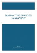 Samenvatting -  Financieel management