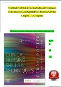 Test Bank for Clinical Nursing Skills and Techniques&comma; 11th Edition by Perry & Potter