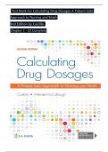 Calculating Drug Dosages&colon; A Patient-Safe Approach to Nursing and Math 2nd Edition TEST BANK by Castillo&comma; Verified Chapters 1 - 22&comma; Complete Newest Version  updated 2025