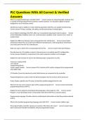 PLC Questions With All Correct & Verified Answers