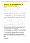 Plc Module 10 Exam Questions With All Correct & Verified Answers