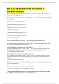 PLC Ch 5 Questions With All Correct & Verified Answers