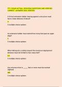 TTT-1 EXAM &lpar;ACTUAL 2025&sol;2026&rpar; QUESTIONS AND VERIFIED  CORRECT ANSWERS 100&percnt; VERIFIED
