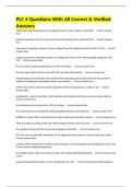 PLC 4 Questions With All Correct & Verified Answers