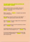 TTT1 STUDY GUIDE &lpar;ACTUAL 2025&sol;2026&rpar; QUESTIONS AND VERIFIED CORRECT ANSWERS