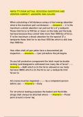 NWSA TT1 EXAM &lpar;ACTUAL 2025&sol;2026&rpar; QUESTIONS AND VERIFIED CORRECT ANSWERS 100&percnt; SOLVED