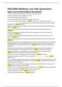 HSC0003 Midterm set with Questions and correct&sol;verified Answers