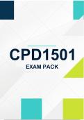 CPD1501 EXAM PACK 2026