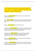CLEP BIOLOGY EXAM QUESTIONS AND ANSWERS  2025&sol;2026 ALL ANSWERS CORRECT VERIFIED AND  GRADED A&plus;&comma;BEST FOR BIOLOGY
