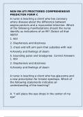 NGN RN ATI PROCTORED COMPREHENSIVE PREDICTOR FORM C&period;docx