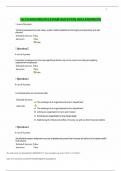 HLTH 4000 WEEK 6 EXAM QUESTION AND ANSWERS