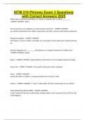 ISTM 210 Phinney Exam 3 Questions with Correct Answers 2025