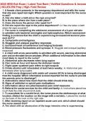 2025 HESI Exit Exam &vert; Latest Test Bank &vert; Verified Questions & Answers &vert; NCLEX-RN Prep &vert; High-Yield Review