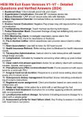 HESI RN Exit Exam &ndash; Verified Questions and Answers &lpar;2024 Edition&rpar; &ndash; Complete Exam Preparation Material