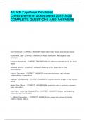 ATI RN Capstone Proctored Comprehensive Assessment 2025-2026 COMPLETE QUESTIONS AND  DETAILED ANSWERS