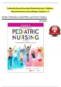 TEST BANK For Wong&rsquo;s Essentials of Pediatric Nursing&comma; 11th Edition by Marilyn Hockenberry&comma; Cheryl Rodgers&comma; Verified Chapters 1 - 31&comma; Complete
