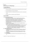 Solutions Manual&comma; Summaries&colon;  Cultural Anthropology The Human Challenge&comma; Haviland&comma; - 15e - &lpar;2025 update&rpar;