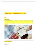 Blood Bank &ndash; CLS 423&comma; Imam Abdulrahman Bin Faisal University&comma; Academic Year 2022&ndash;2023 &ndash; Complete Final Exam Preparation Notes