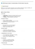 Western Governors University &ndash; Fundamentals of Information Security &lpar;D430&rpar; &ndash; 2025 &ndash; Exam with Accurate Solutions