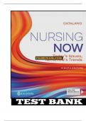 TEST BANK for Nursing Now Today's Issues&comma; Tomorrows Trends 8th Edition By Joseph T&period; Catalano Chapter 1-30 Complete &vert; 100 &percnt; Verified