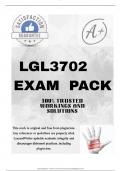 LGL3702 LATEST EXAM PACK 2025 {DETAILED QUESTIONS AND ANSWERS}