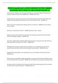 PFHS Exam Review LATEST EDITION WITH CORRET ANSWERS SOLUTION GUARANTEED GRADE A&plus;